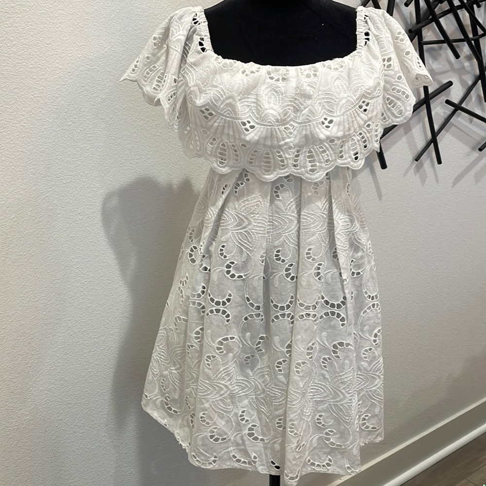 NWT White Lace Dress - Size 8